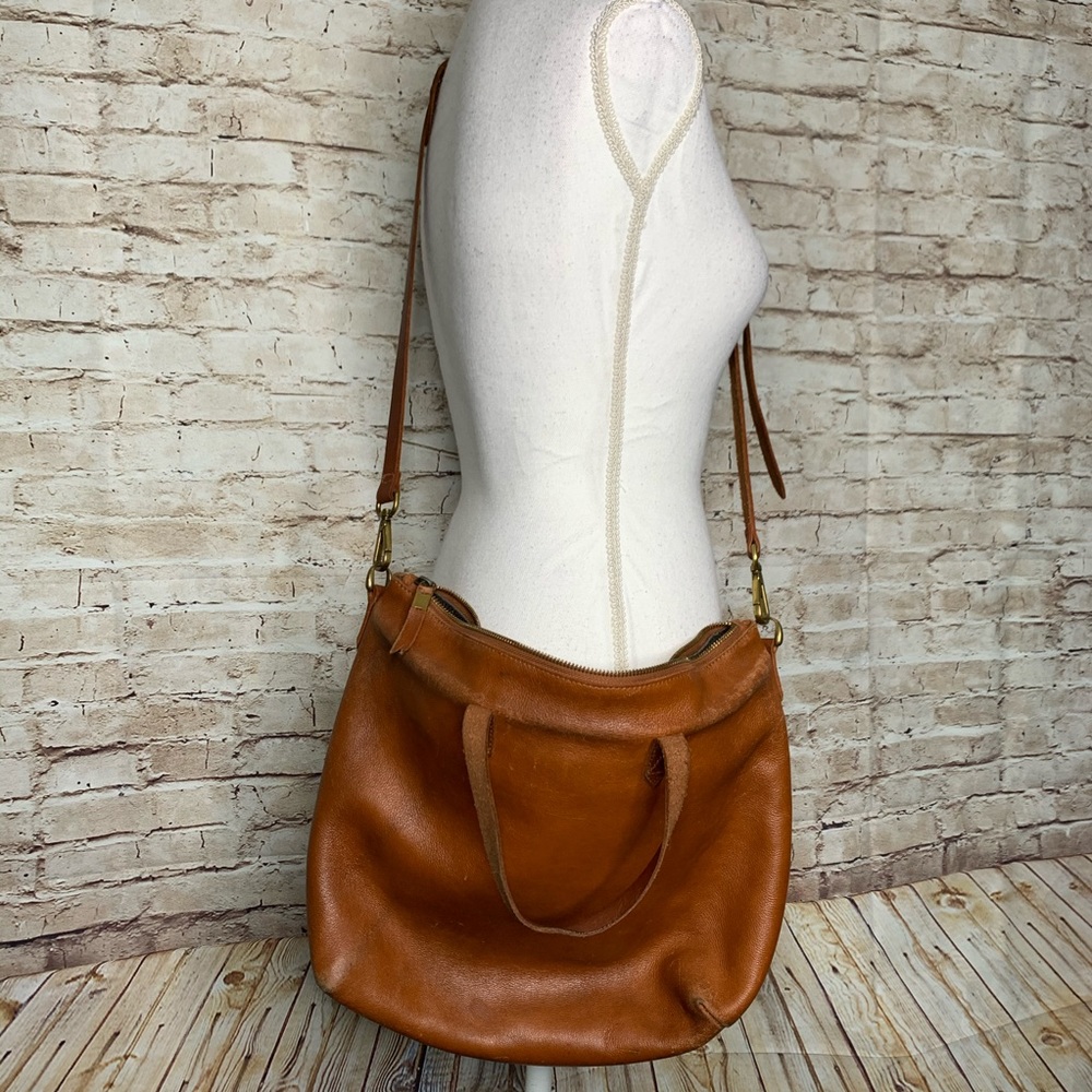 Madewell the transport satchel cognac brown - Picture 8 of 13